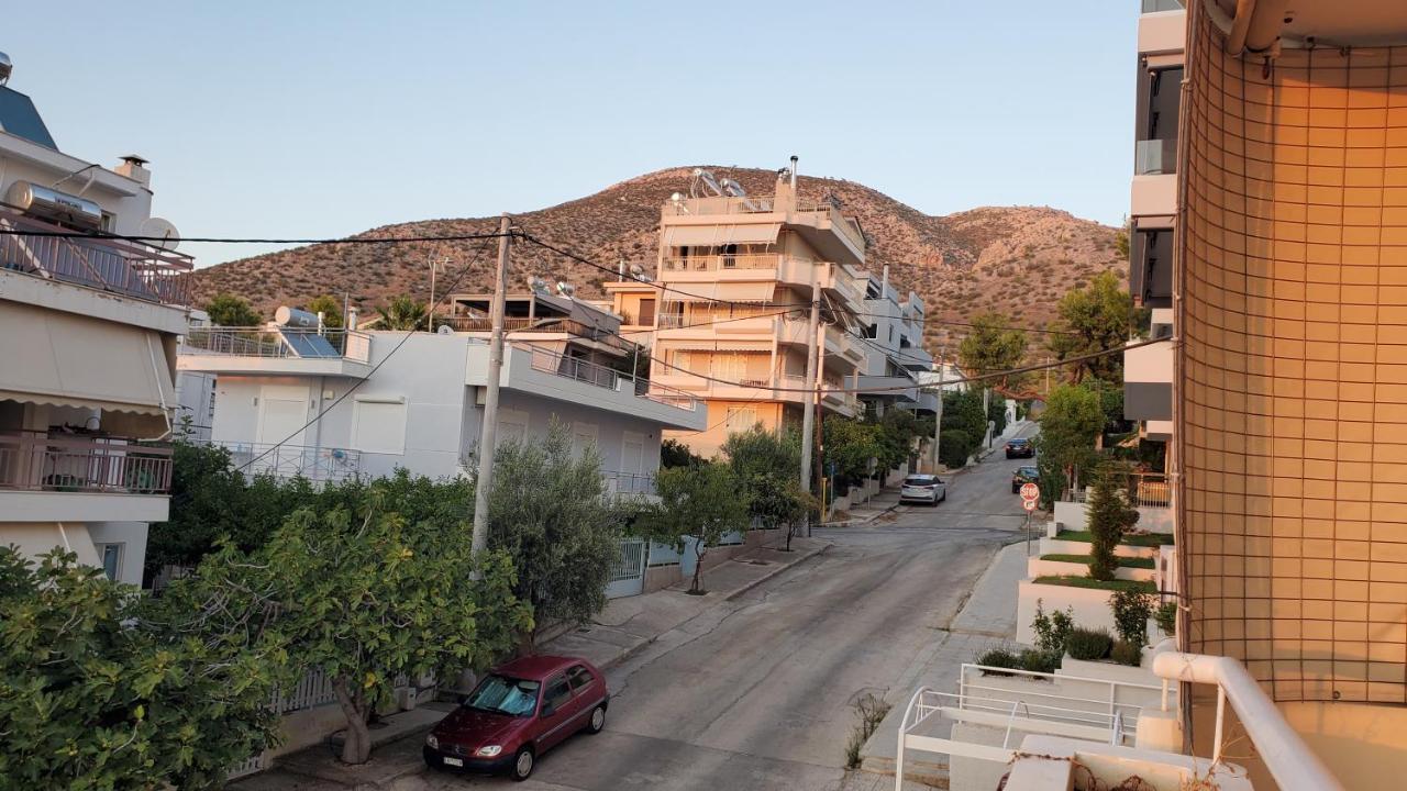 山脚下，舒适温馨海景公寓 Athen Eksteriør billede
